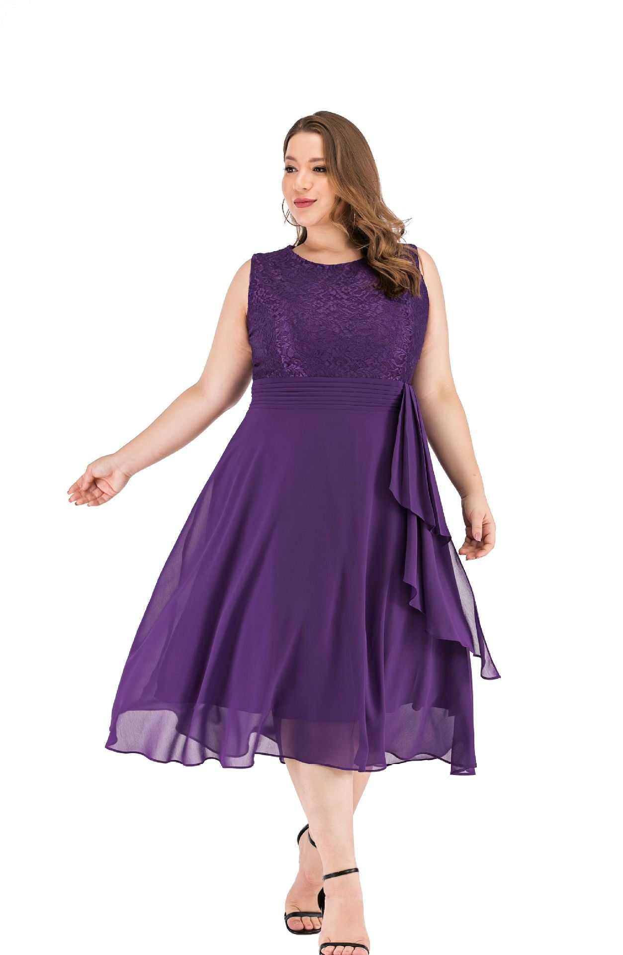 Women chiffon lace dress 80