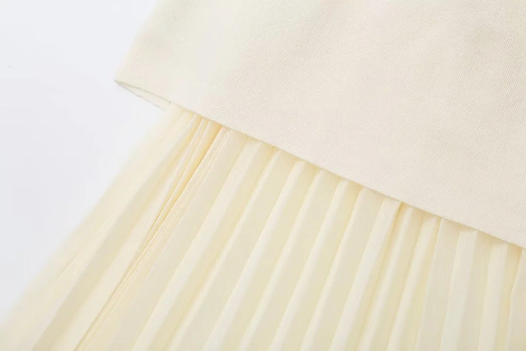 Women casual Knitting Patchwork skirt 13