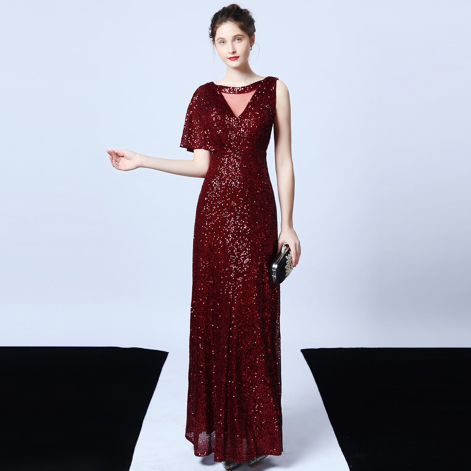 Fairy Dream Party Evening Dress Sexy Long Slim Fit Toast Dress 7