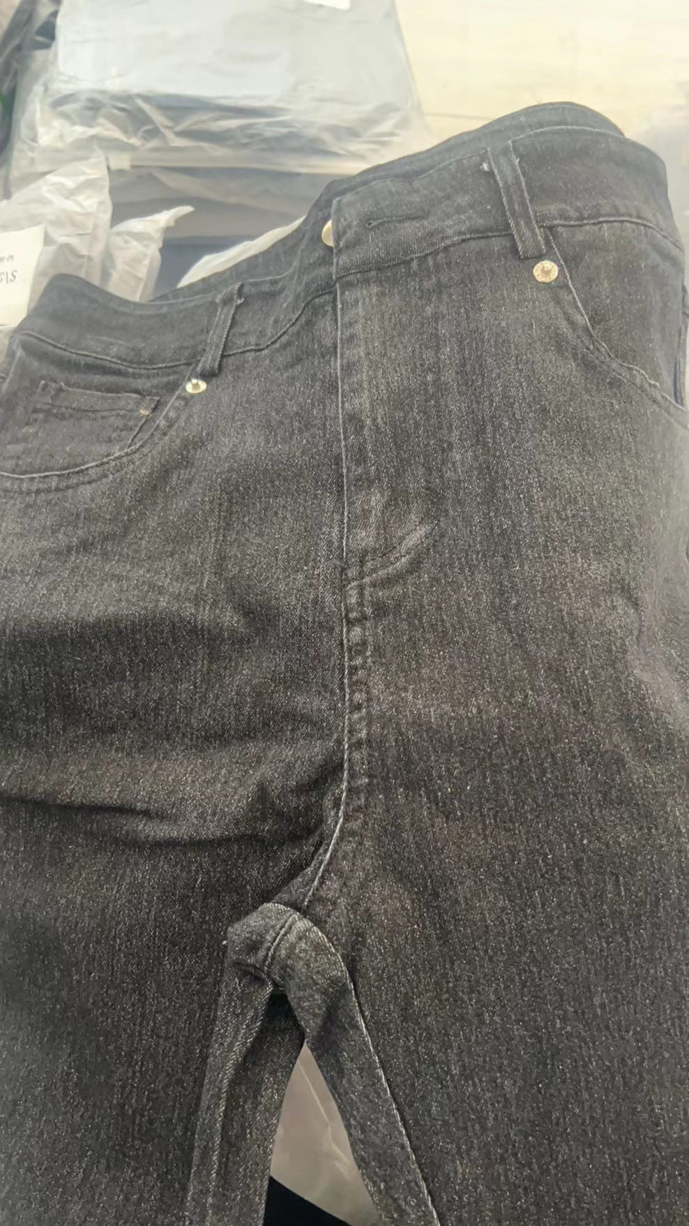 Plus Size Women Stretch Denim Pants 9