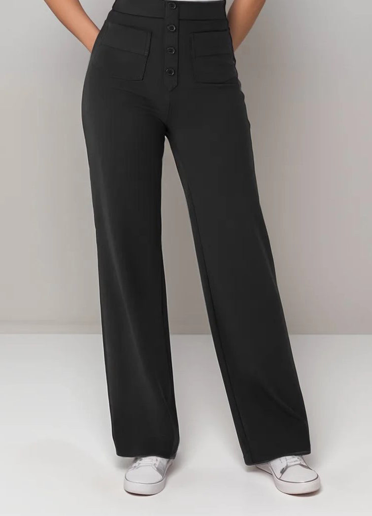 Women Casual Stretchy Pocket Pants 4