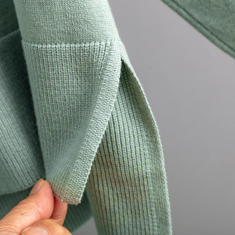 Women Autumn and Winter Loose Casual Sweater and Pant Two-piece Set 33