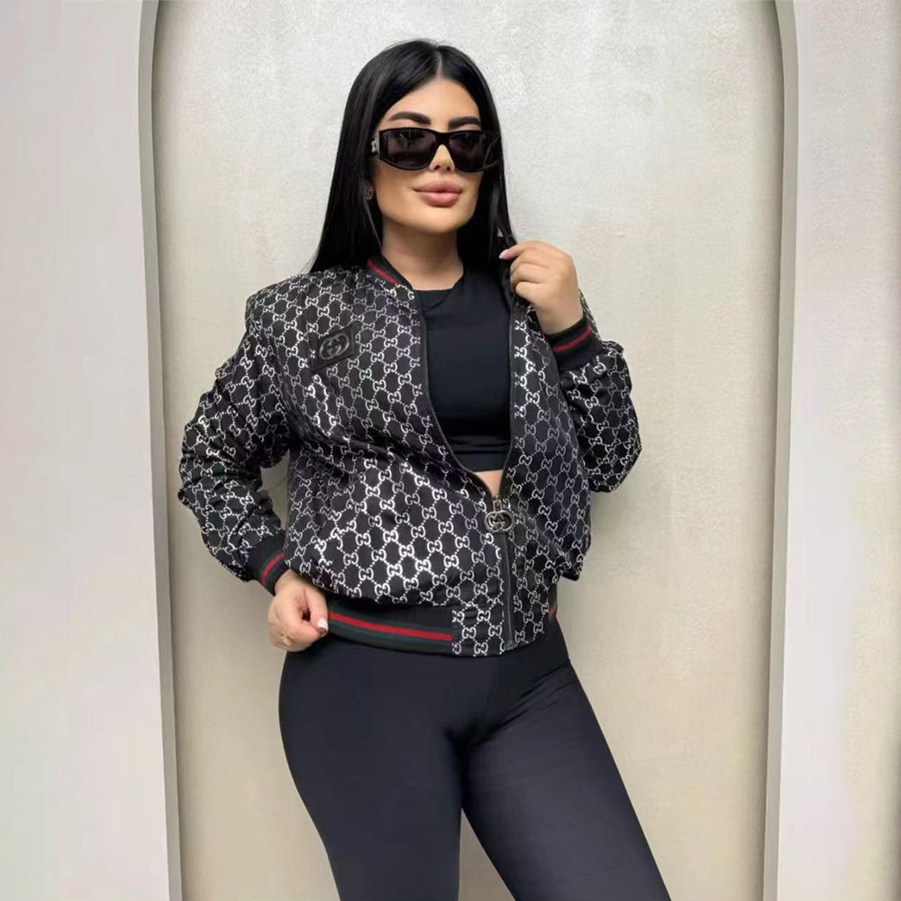 Women Fall/Winter Casual Zipper Pocket Jacket