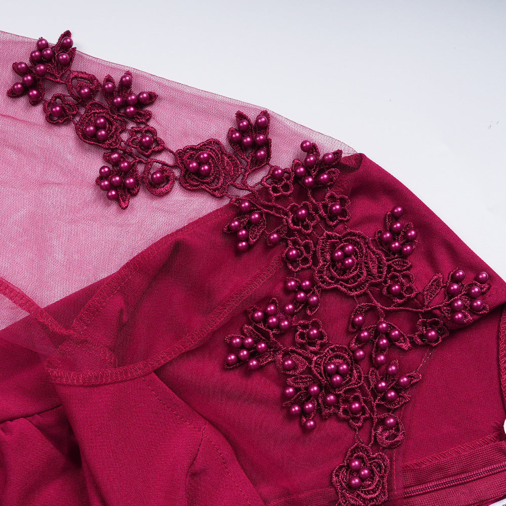 African Women Long Sleeve Formal Party Maxi Dress 25