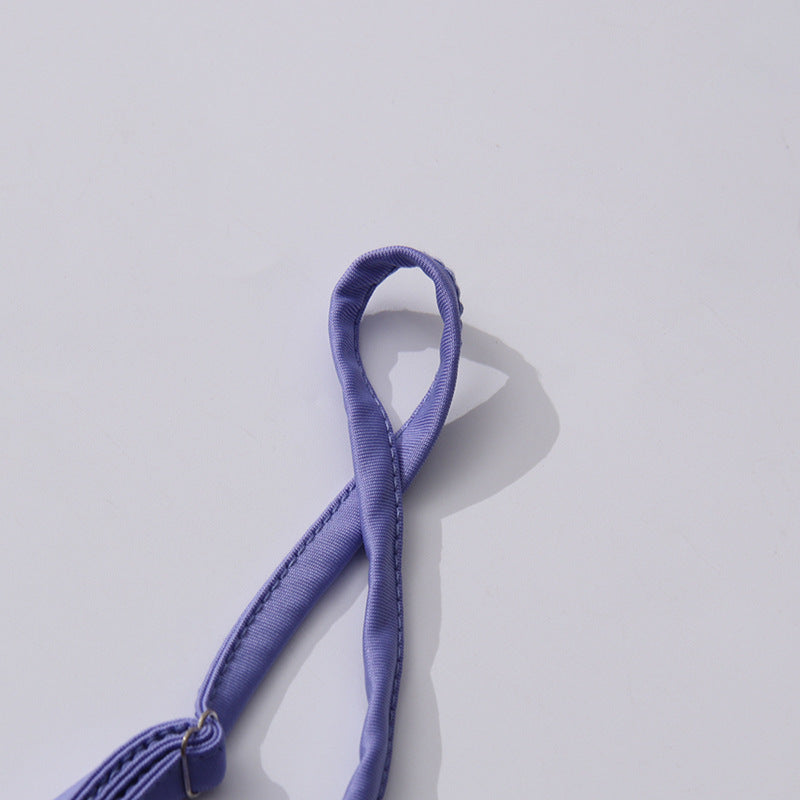 Women Solid Puff Sleeve Short Skirt Lace-Up Dress 17