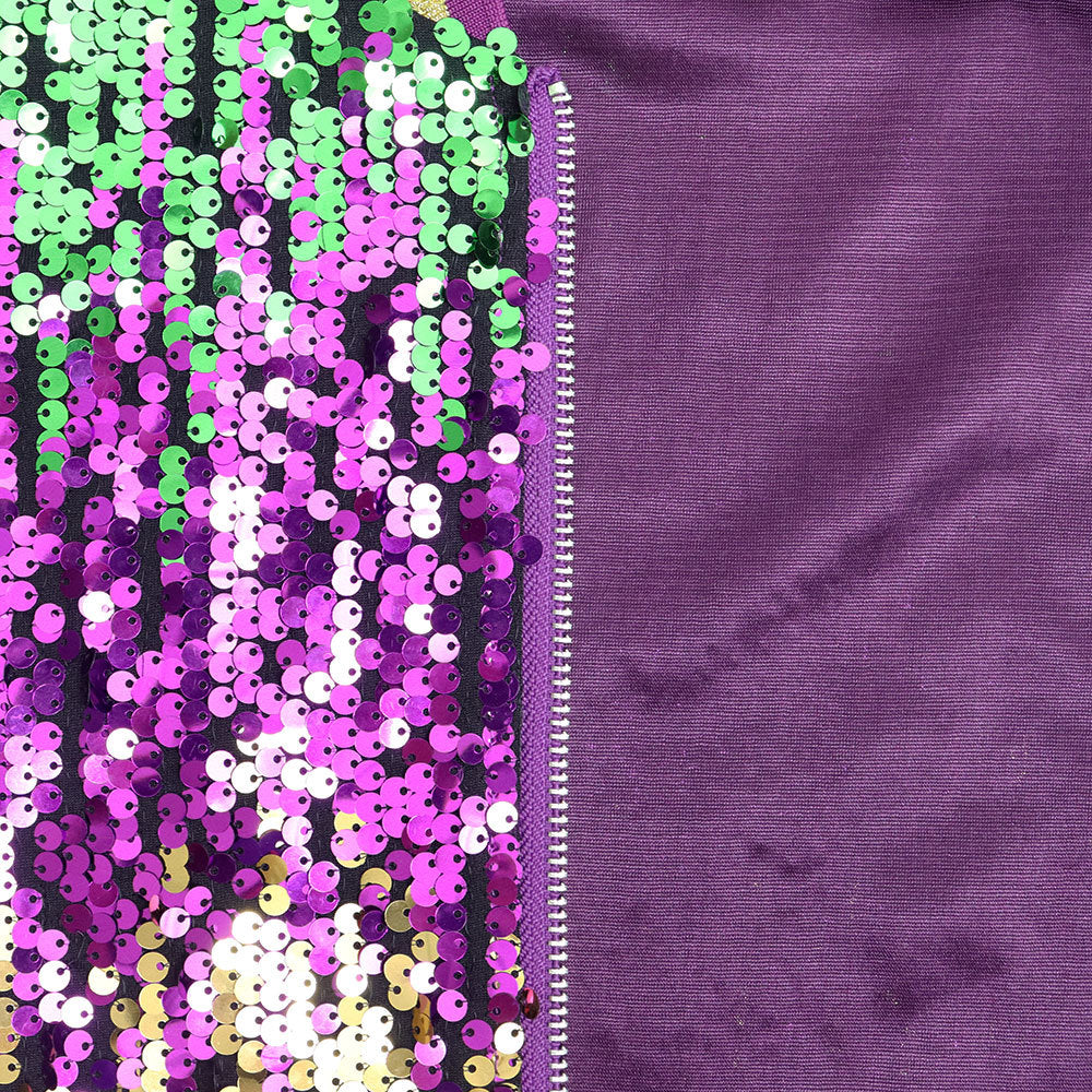 Spring Autumn Women's Long Sleeve Sequined Jacket 21