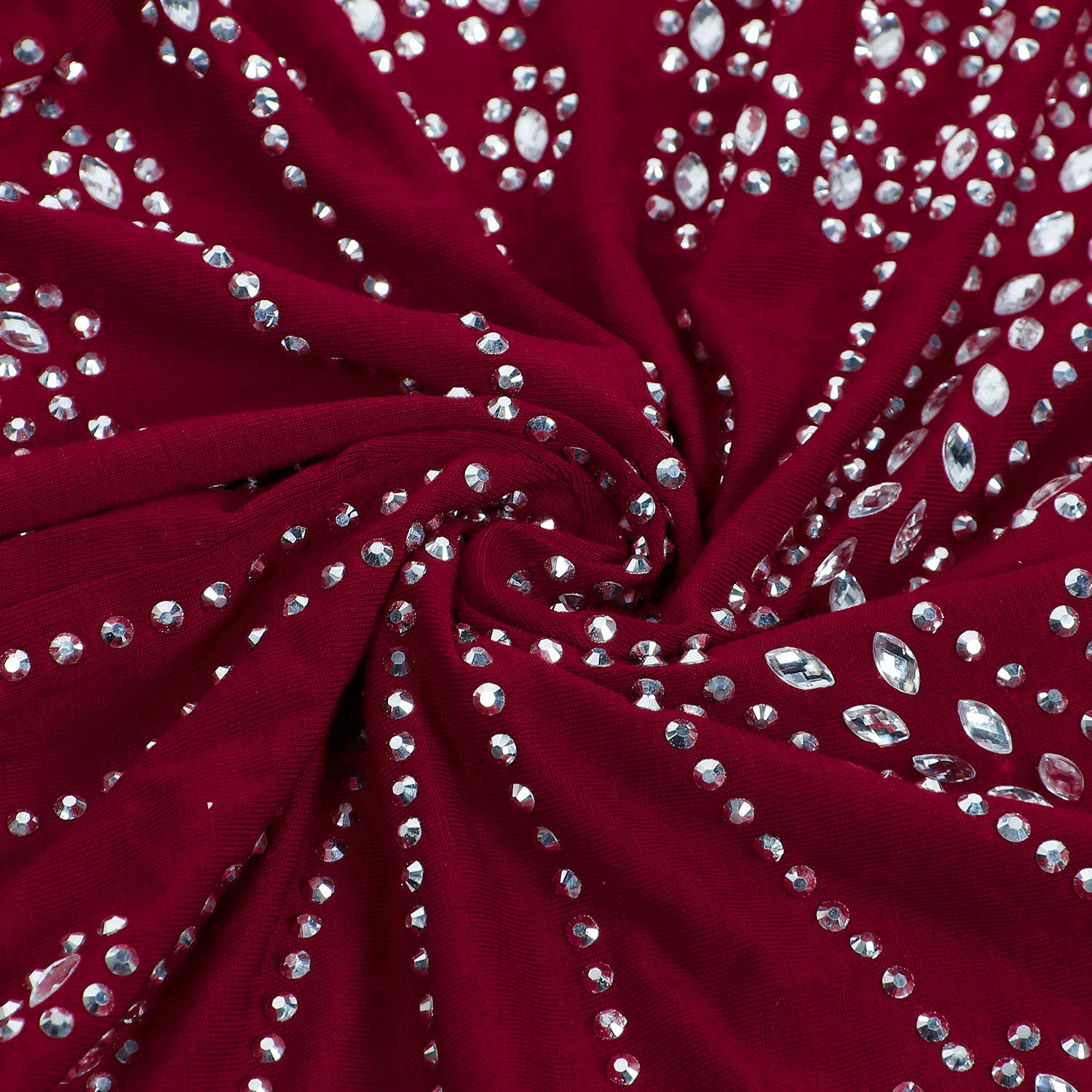 Women Sexy Long Sleeve Rhinestone Fringe Bodycon Dress 17