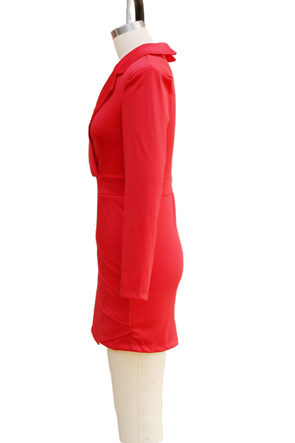 Women Long Sleeve Bodycon Suit Dress 19