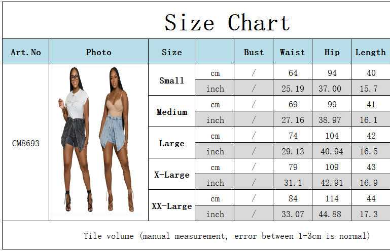 Women Button Denim Skirt 10