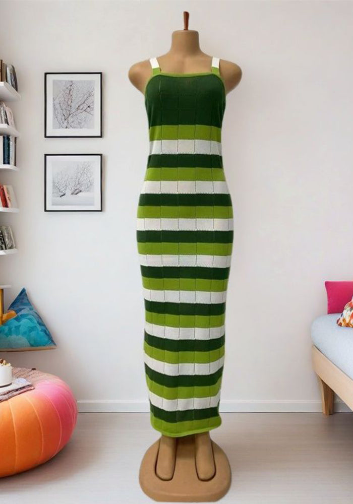 Summer Classic Loose Slim Fit Striped Dress