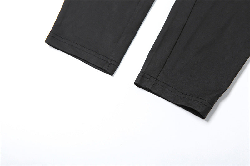 Spring Women's Fashion Strap Sexy See-Through Slim Fit Jumpsuit 13