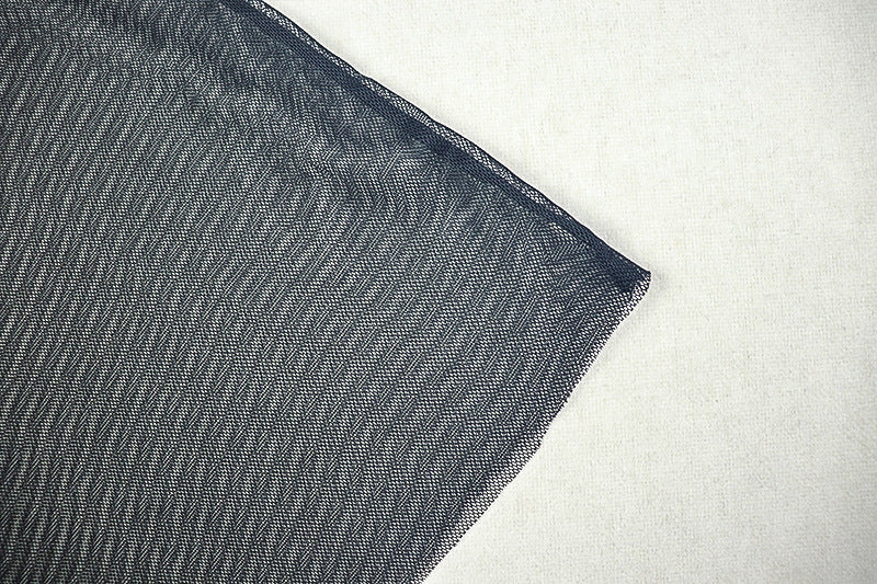 Women Solid Patchwork Sleeveless Turtleneck Pleated Bodycon Dress 15