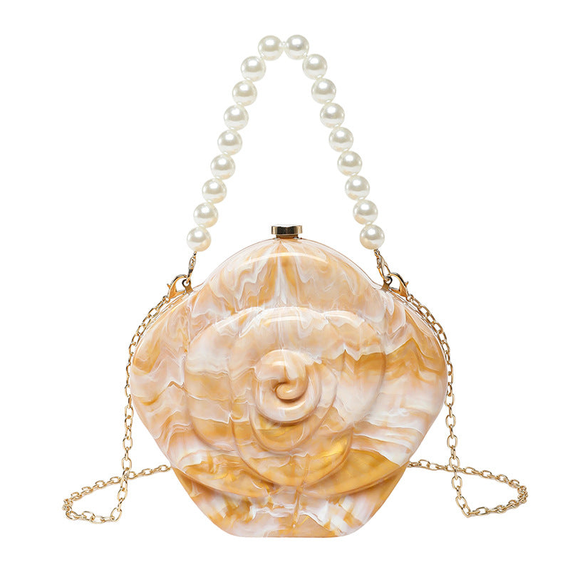 Women Rose Flower Crossbody Clutch 7