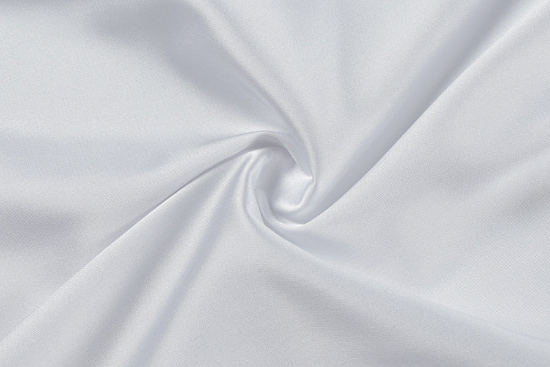 Summer Patchwork Low Back Strapless Slit Solid Dress 18