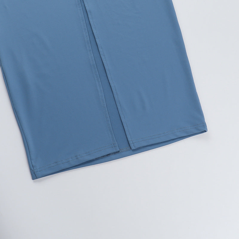 Sexy Strapless Hollow Slit Women's Slim Long Dress 17