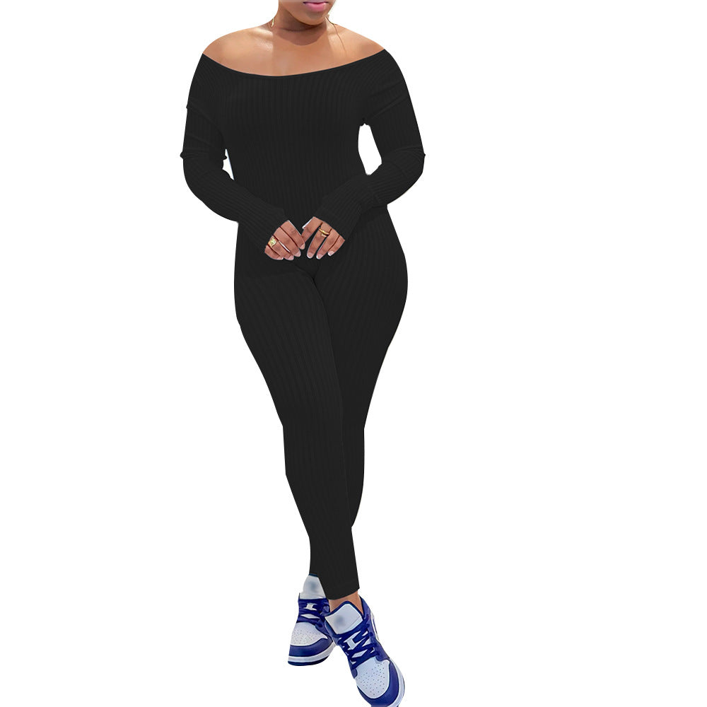 Striped Fashion Slim Women's Jumpsuit 8