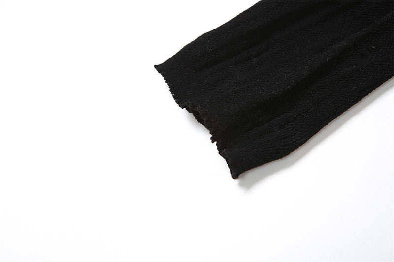 Autumn Women Sexy Off Shoulder Hollow knitting Jumpsuit 14