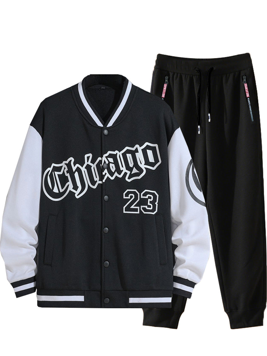 Men's fall American casual baseball jacket