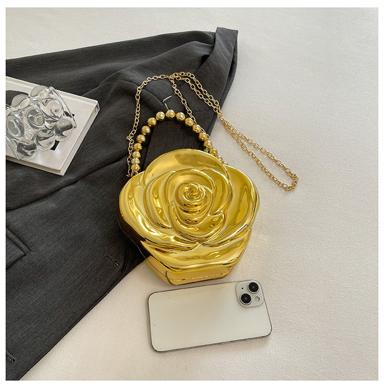 Women Rose Flower Crossbody Clutch 23
