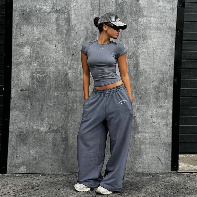 Women Casual Vest Pants Two Piece Set 3