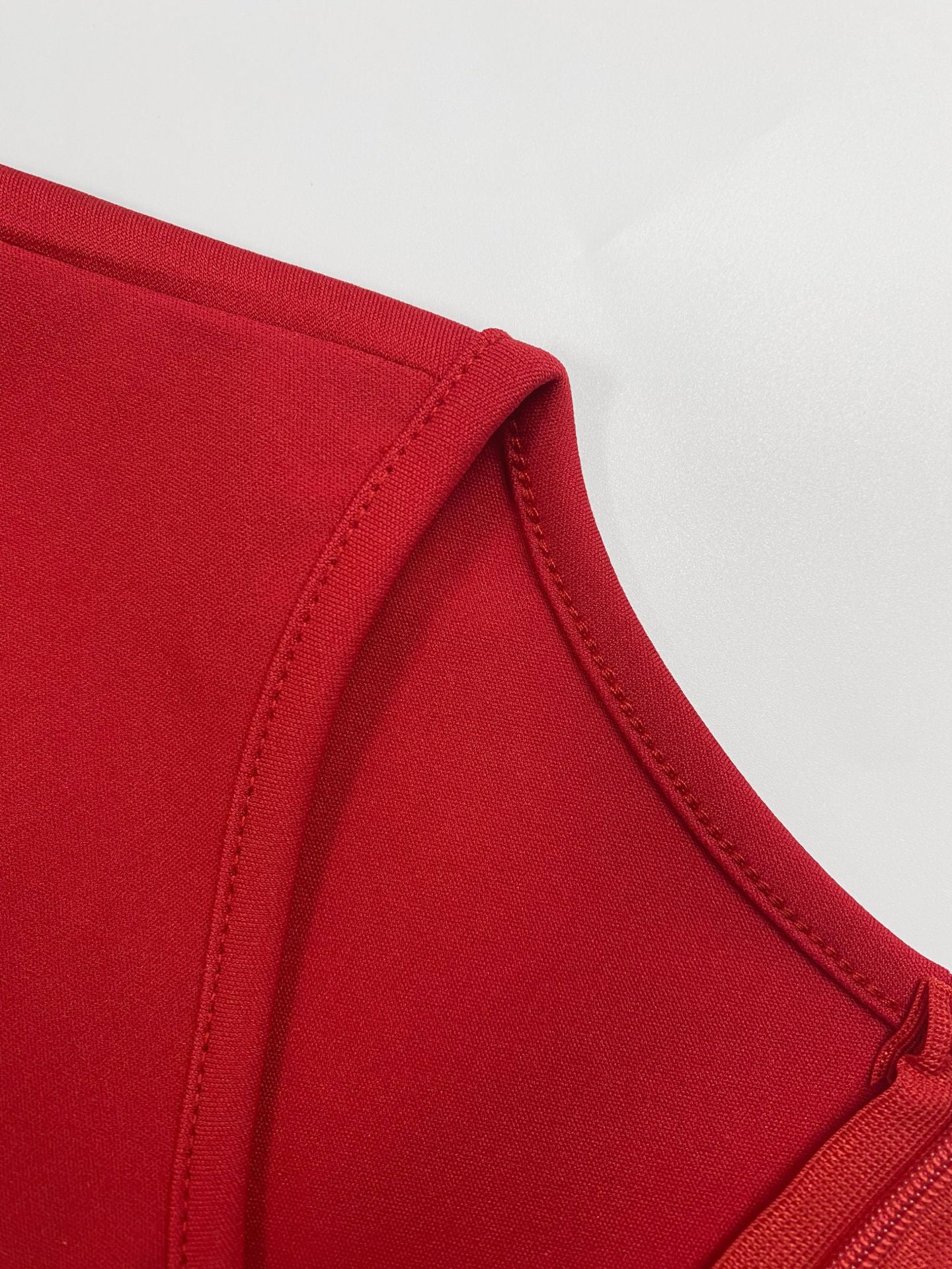 Plus Size Women Solid Bodycon Dress 7