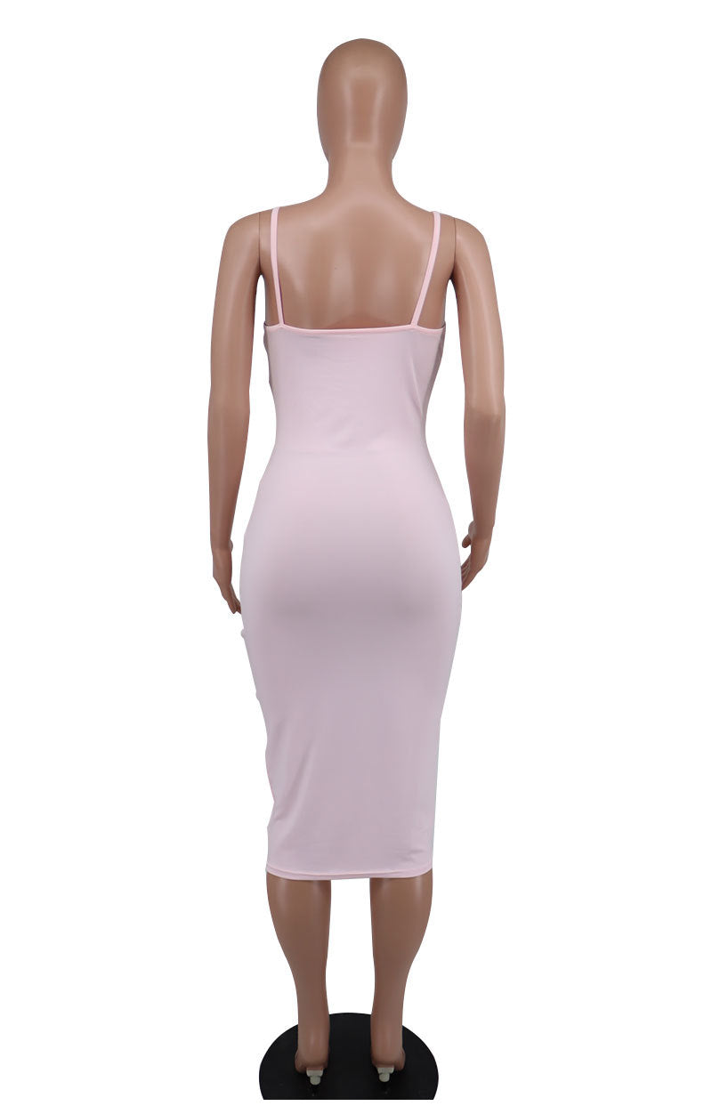 Women Solid Strap Dress 6