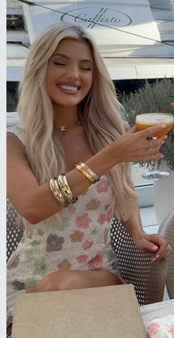 Spring Summer Multi-Color Flower Diamond Plaid Sequin Slit Bodycon Sexy Dress