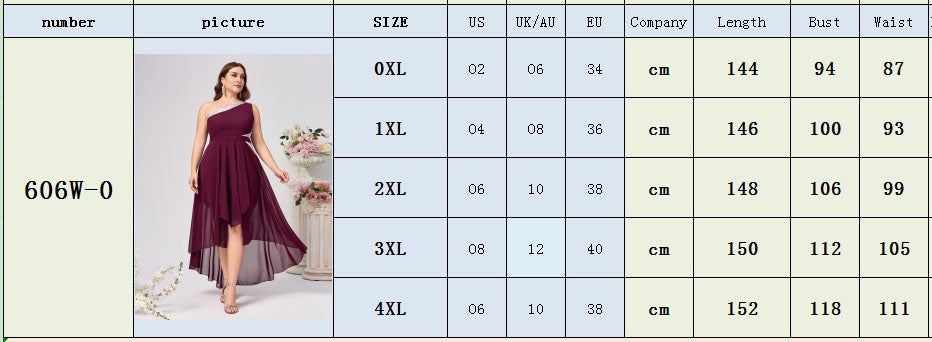 Plus Size Women Slash Shoulder Soild Dress 8