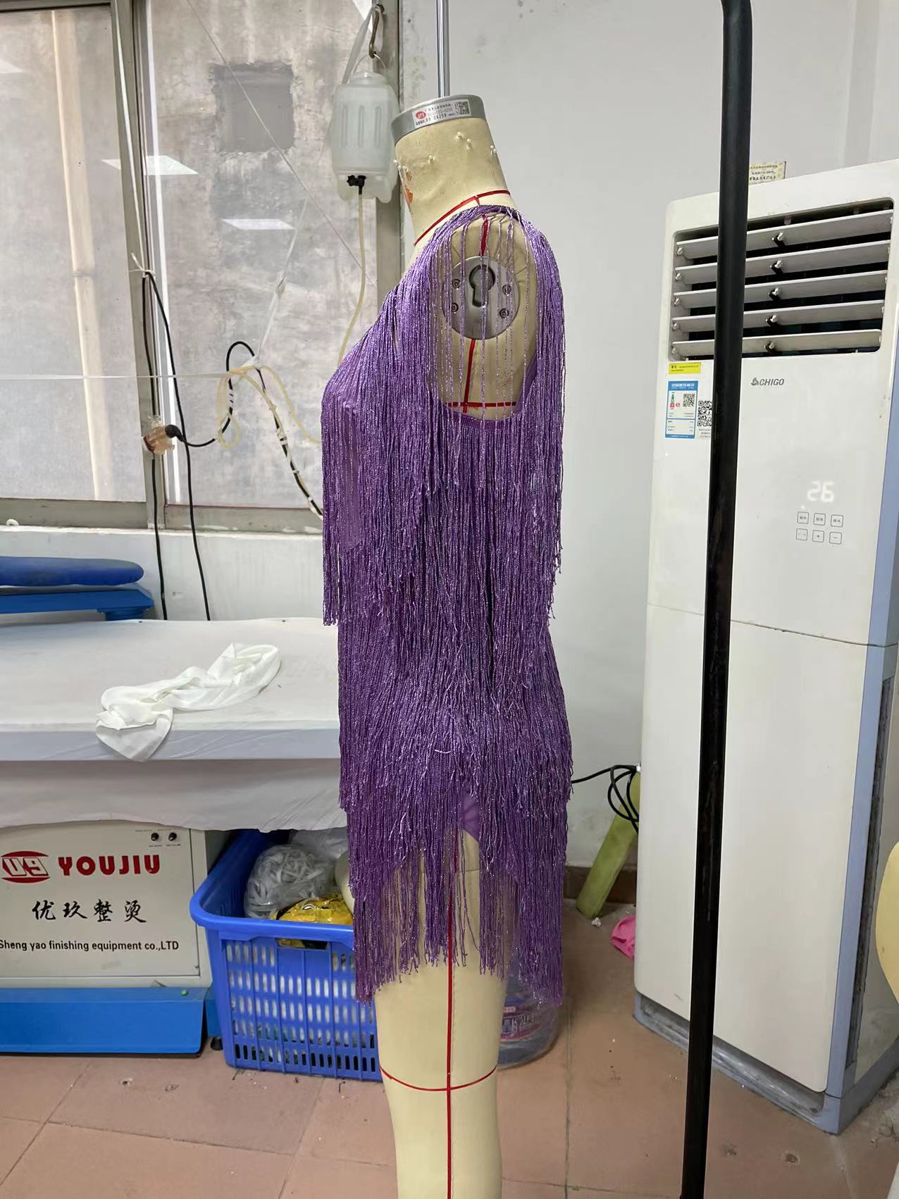 Women Sleeveless Fringe Strap Dress 12