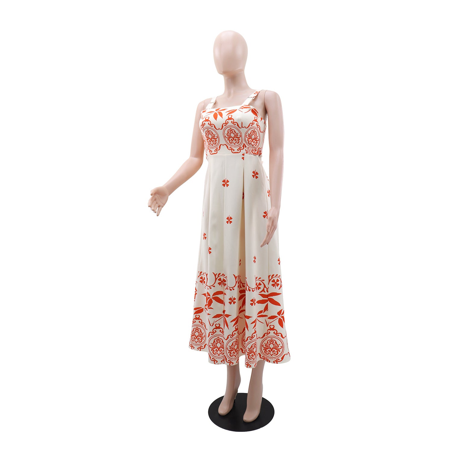 Women Holiday Casual Print Dress 8