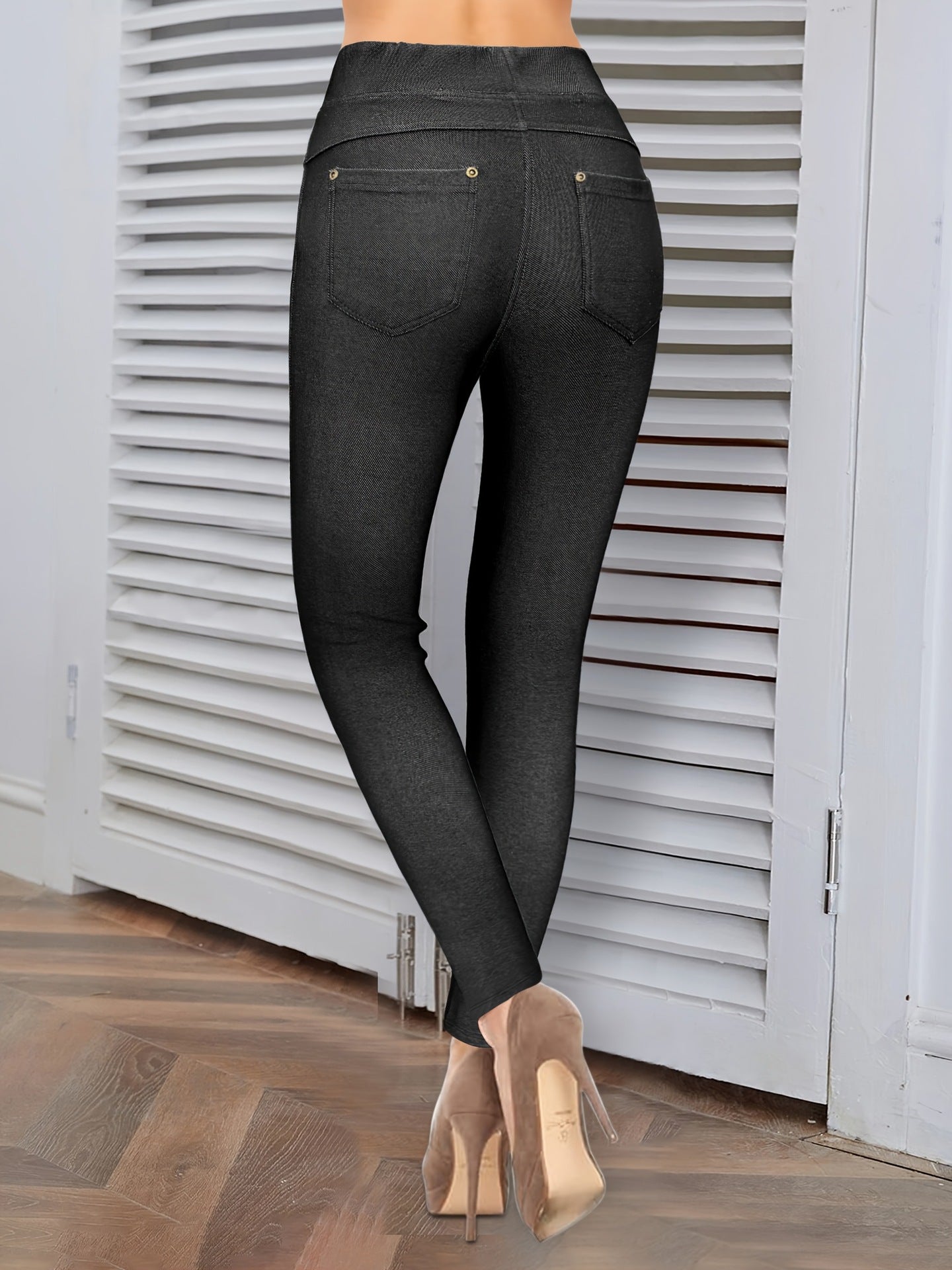 Women Stretch Pocket Fitness Yoga Pants 3