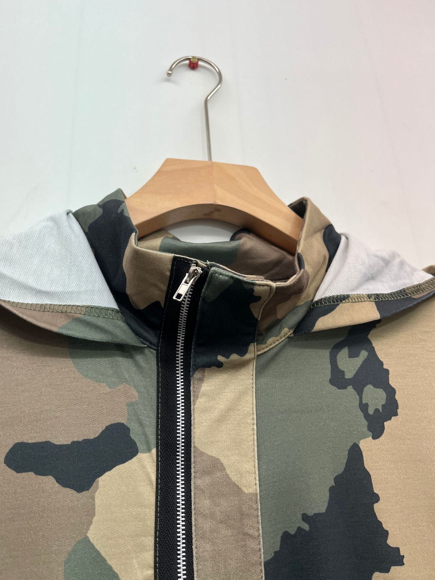 Women's Casual Fashion Multi-Pocket Zipper Camouflage Jumpsuit 8