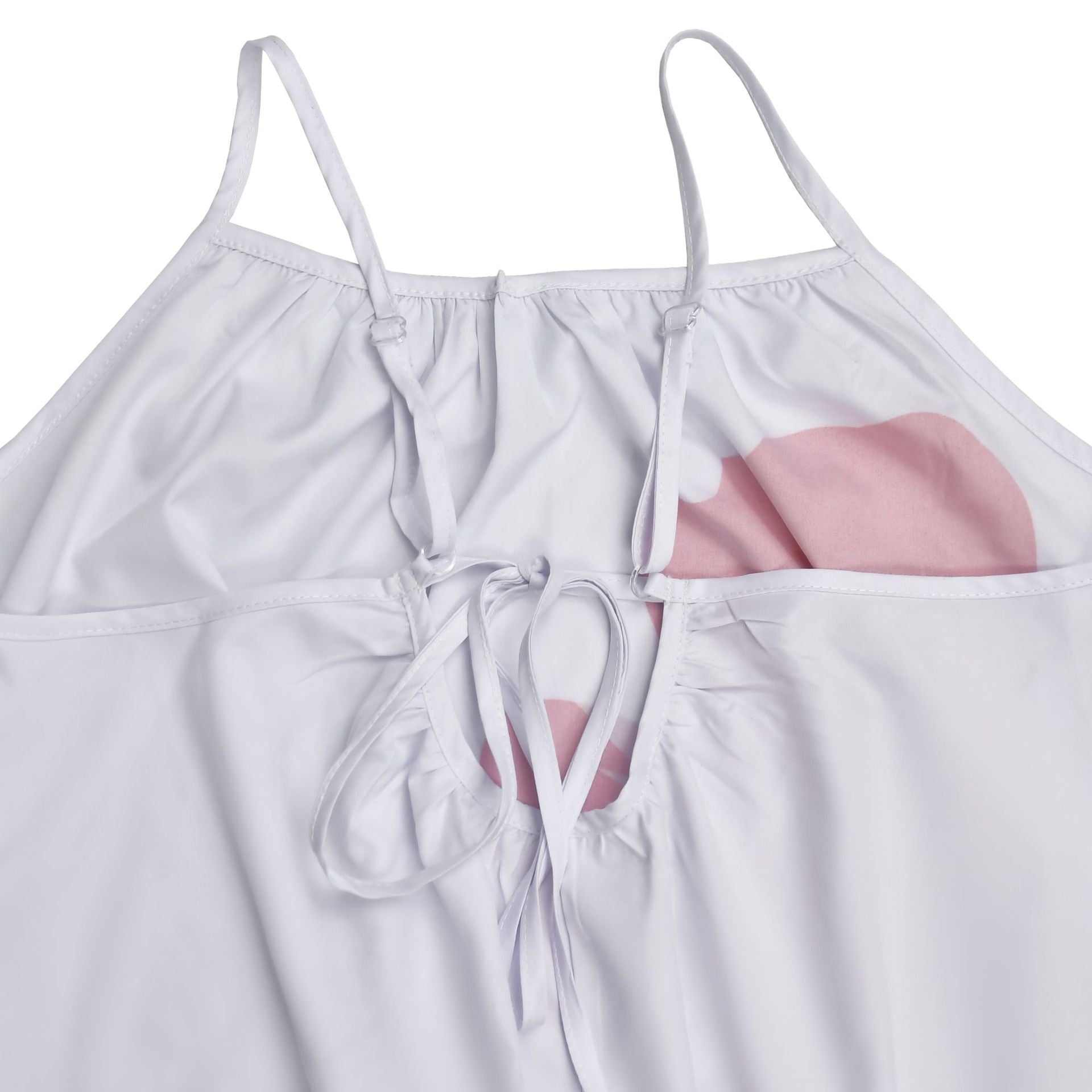 Fashion Women's Sexy Strappy Floral Print Low Back Maxi Dress 13