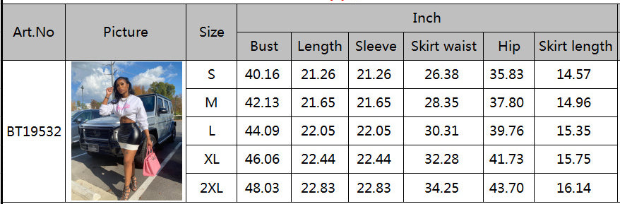 Women's Fashion Spring Autumn Patchwork Leather Skirt Two Piece Set 8