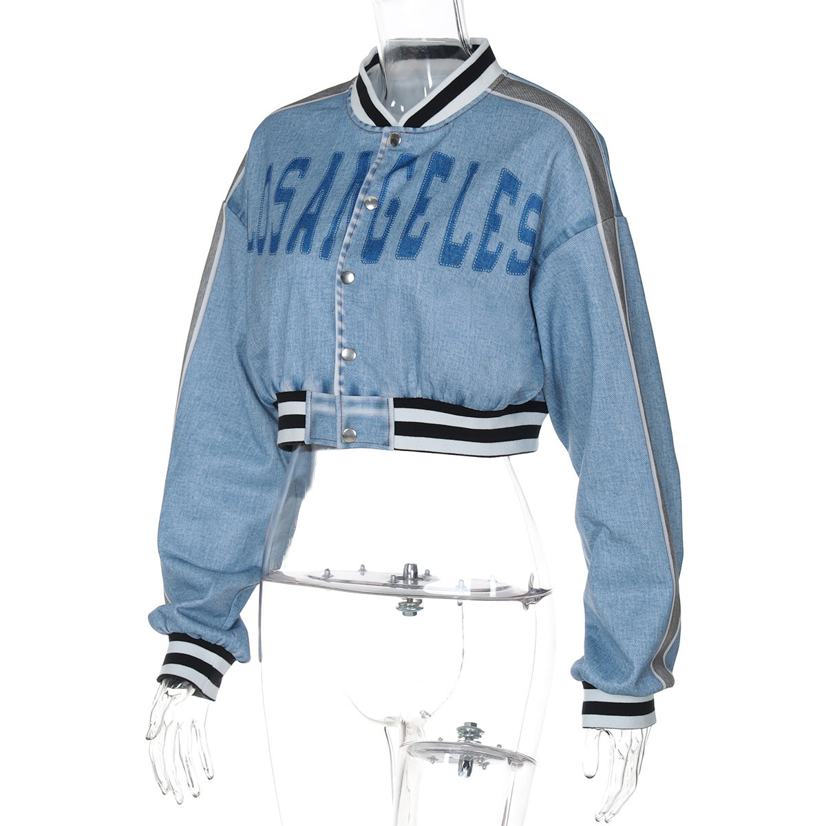 Women's autumn fashion Crop Jacket long sleeve short Jersey 8