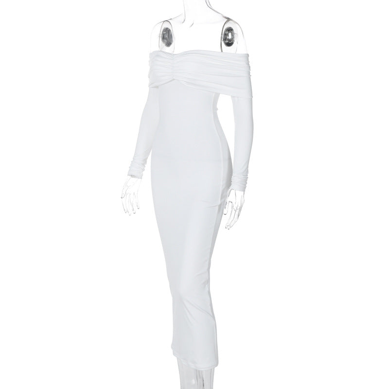 Women Sexy Off Shoulder Formal Party Dress 9