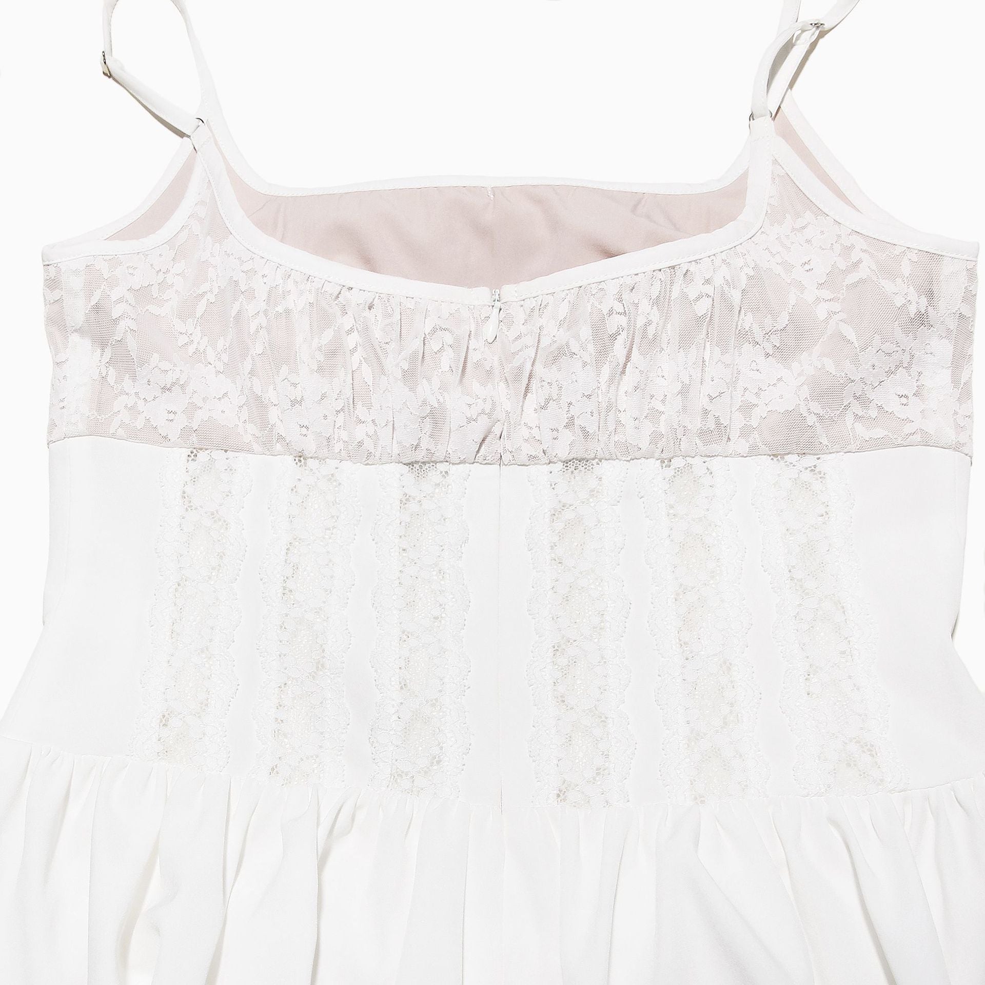 Women Sexy Lace Backless Sexy White Suspender Skirt Tutu Skirt 16