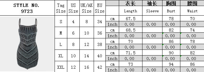 Summer Women Sexy Mesh Beaded Suspender Bodycon Dress 7