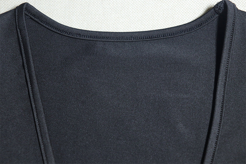 Women Sexy Off Shoulder Bell Bottom Sleeve Drawstring Tie Dress 10