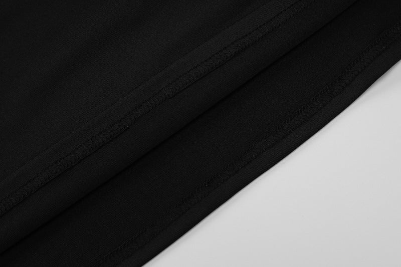 Women Winter Backless Lace Up U Neck Long Sleeve Dress 14