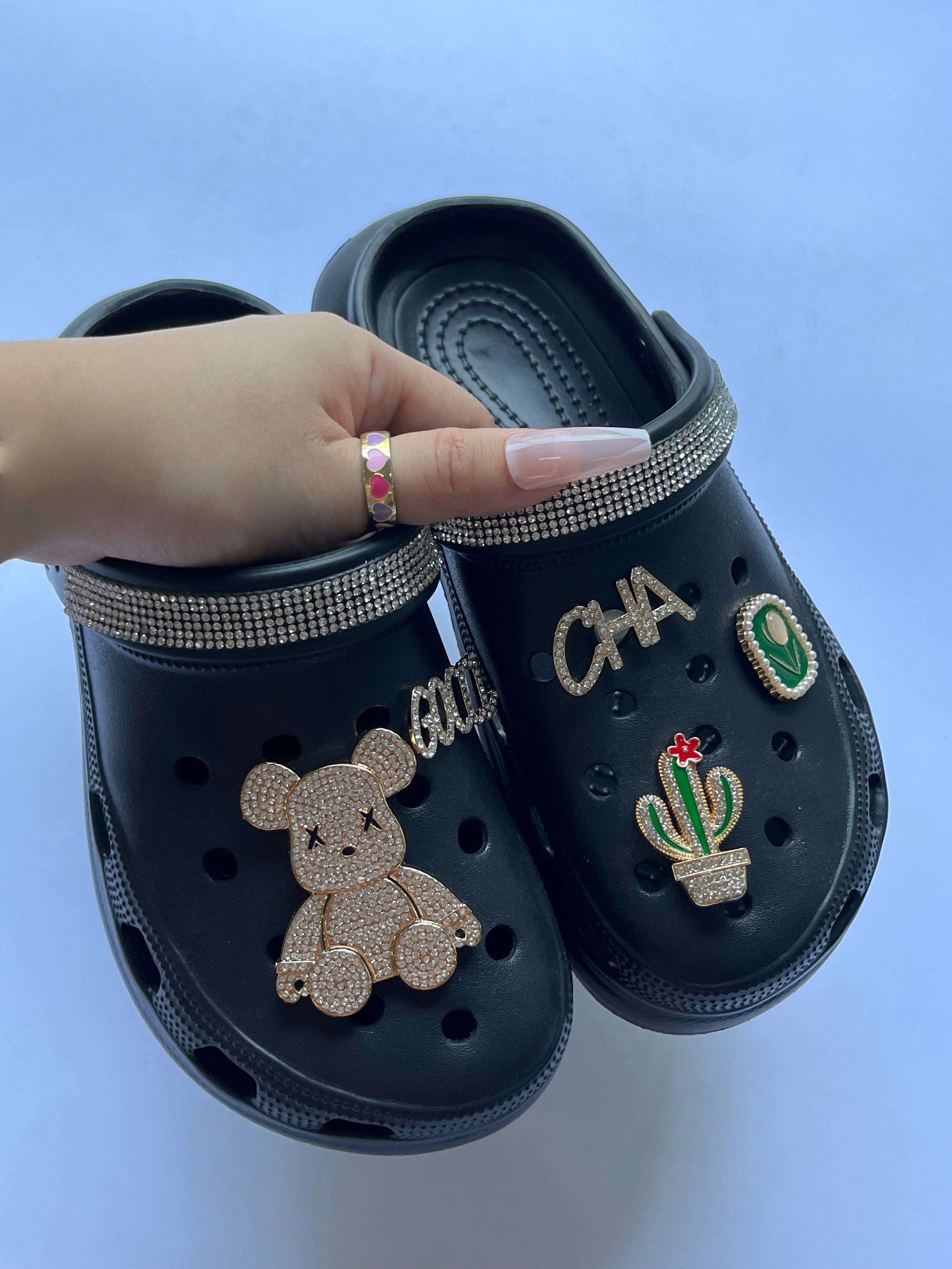 Cactus accessories high-heeled hole shoes women's summer slope heel thick bottom hole shoes women's shoes 12