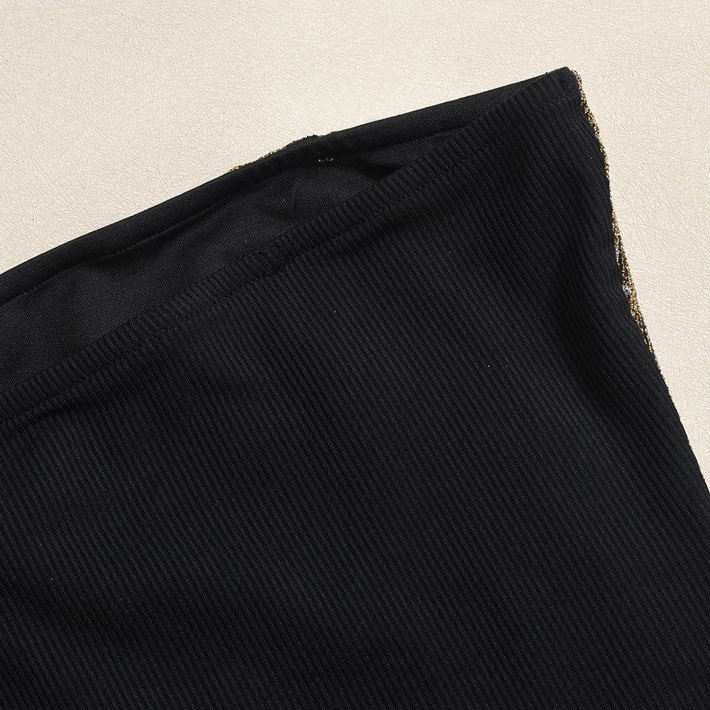 Spring and Summer Sequin Strapless Nightclubs Evening Dress 12