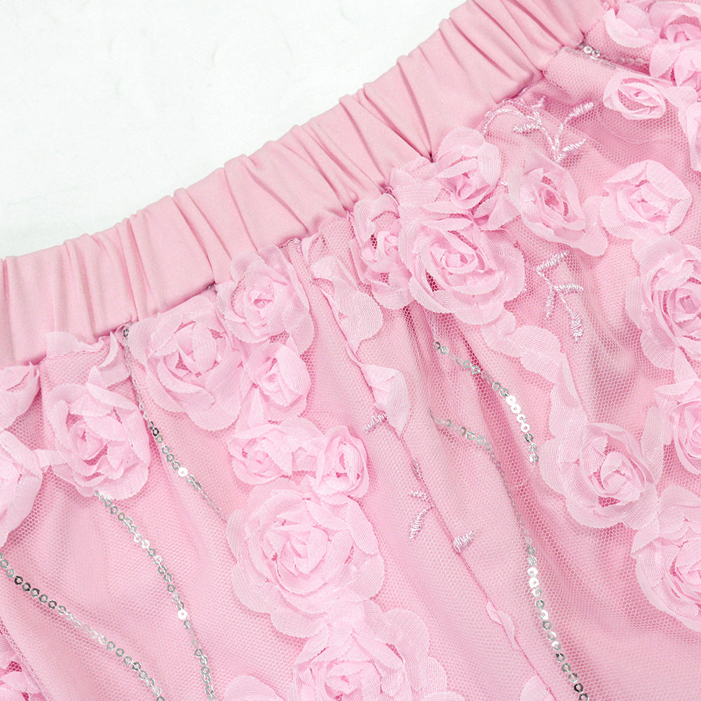 Women round neck long sleeve top and sexy shorts two-piece set 15