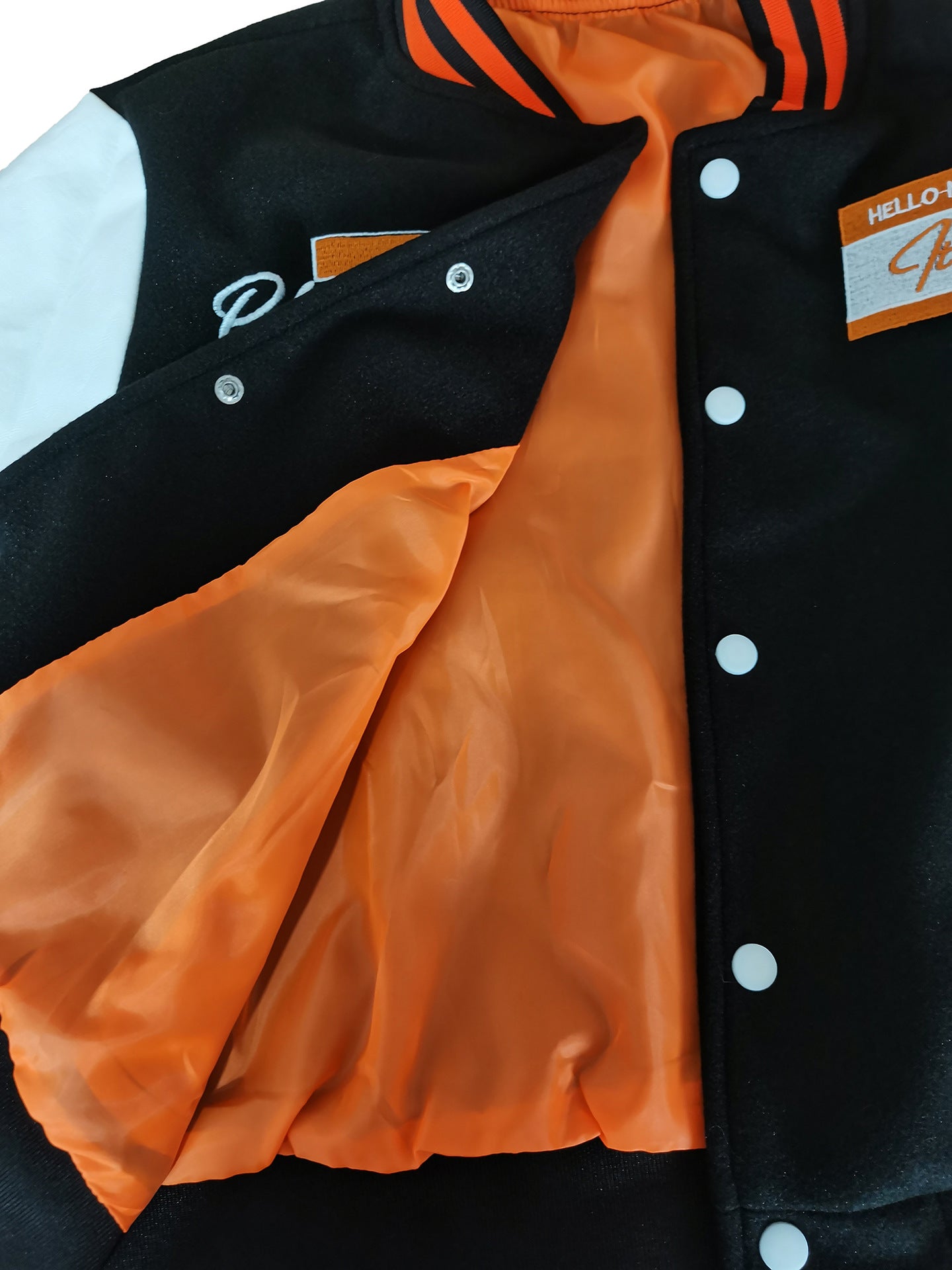 Women Fashion Velvet Print Embroidered Baseball Jacket 35