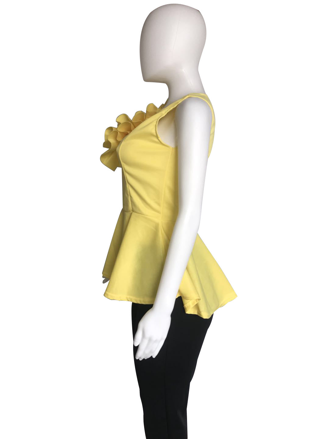 Women's Summer Ruffle Sleeveless Slim Waist Top 23