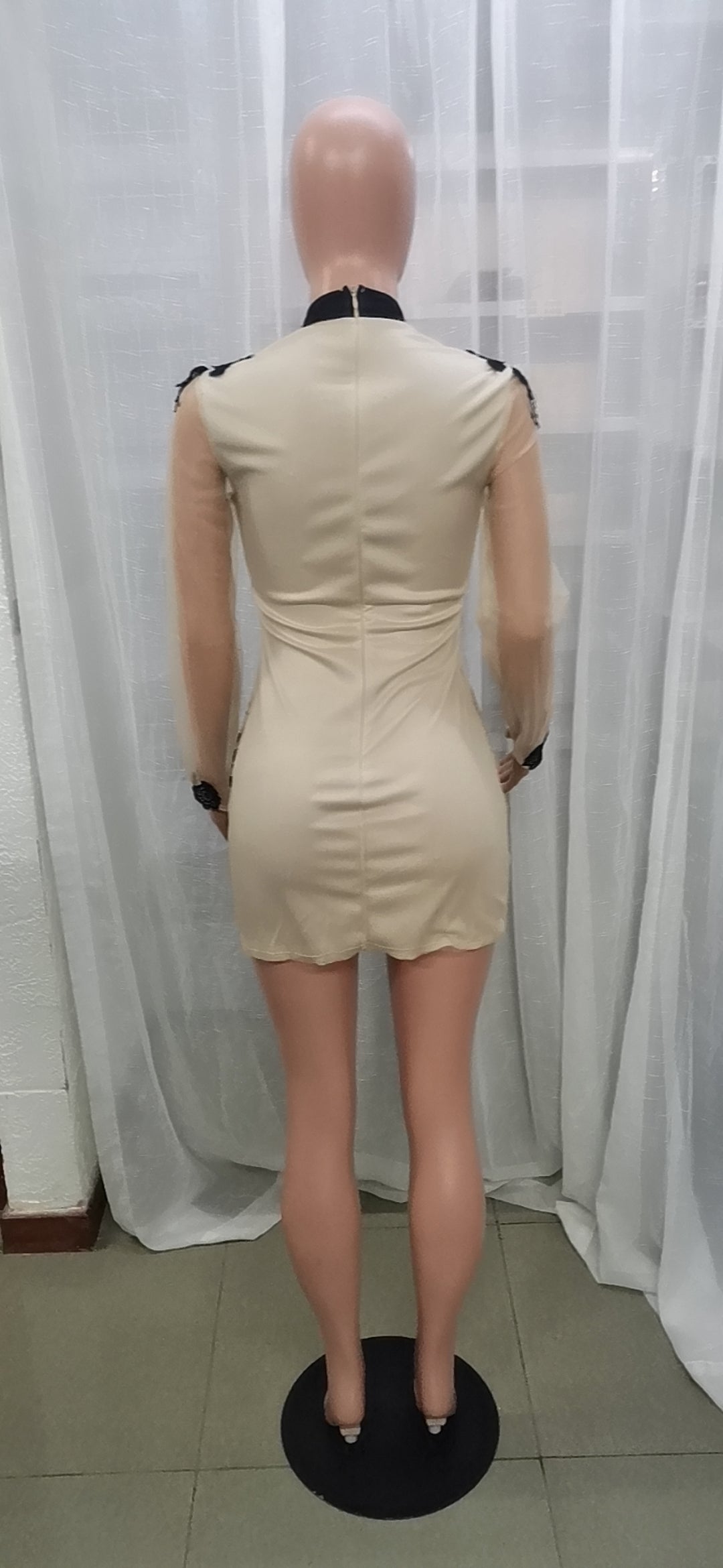 Spring/Summer Women's Sexy Shiny See-Through Formal Party Dress 14