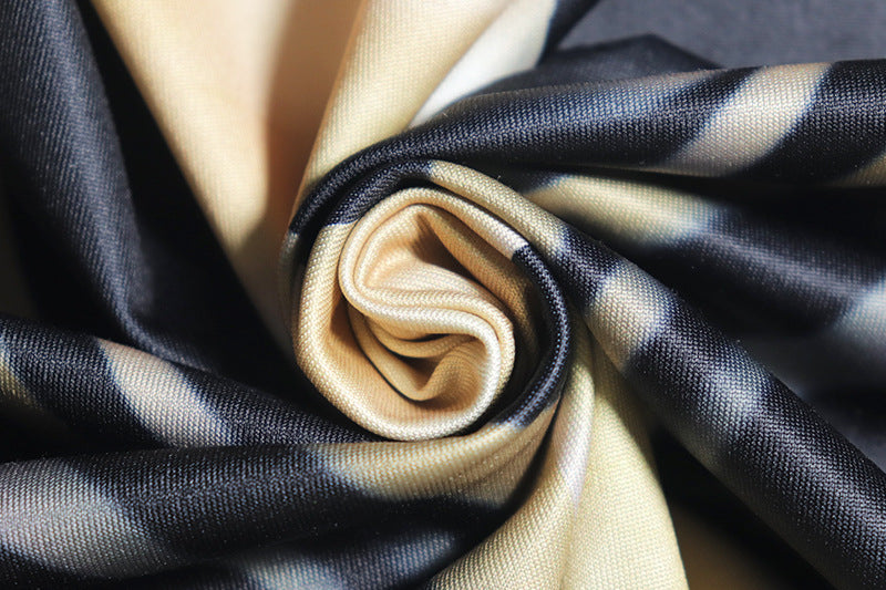 Women print Round Neck short sleeve Bodycon Dress 15