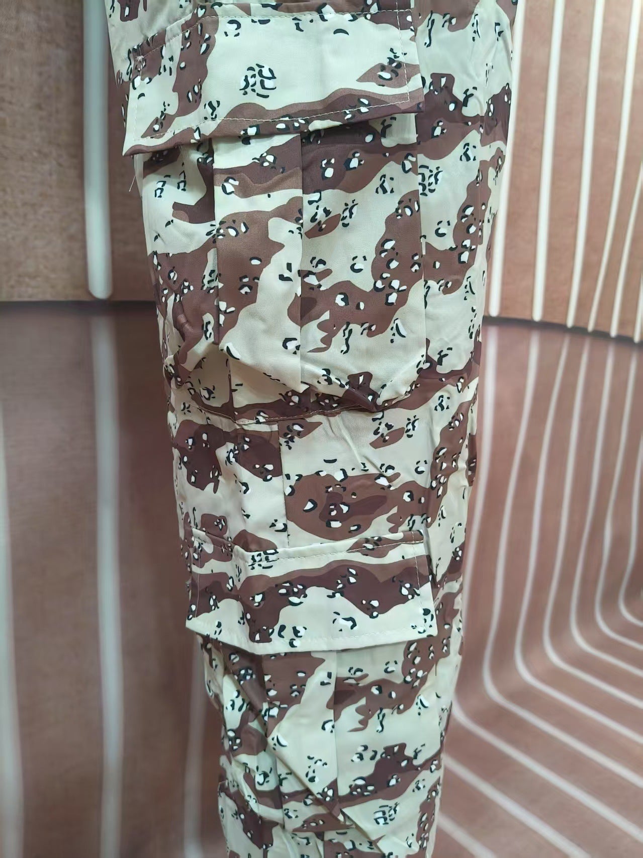 Women Plus Size Round Neck short-sleeved T-shirt camouflage trousers Casual sports Two Piece Set 9