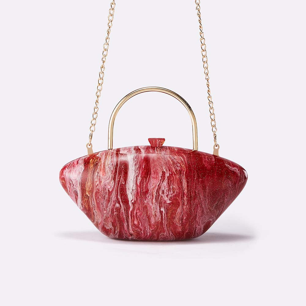 Women's Acrylic Clutch Bag for Formal Party Shoulder/Crossbody Chain Bag 12