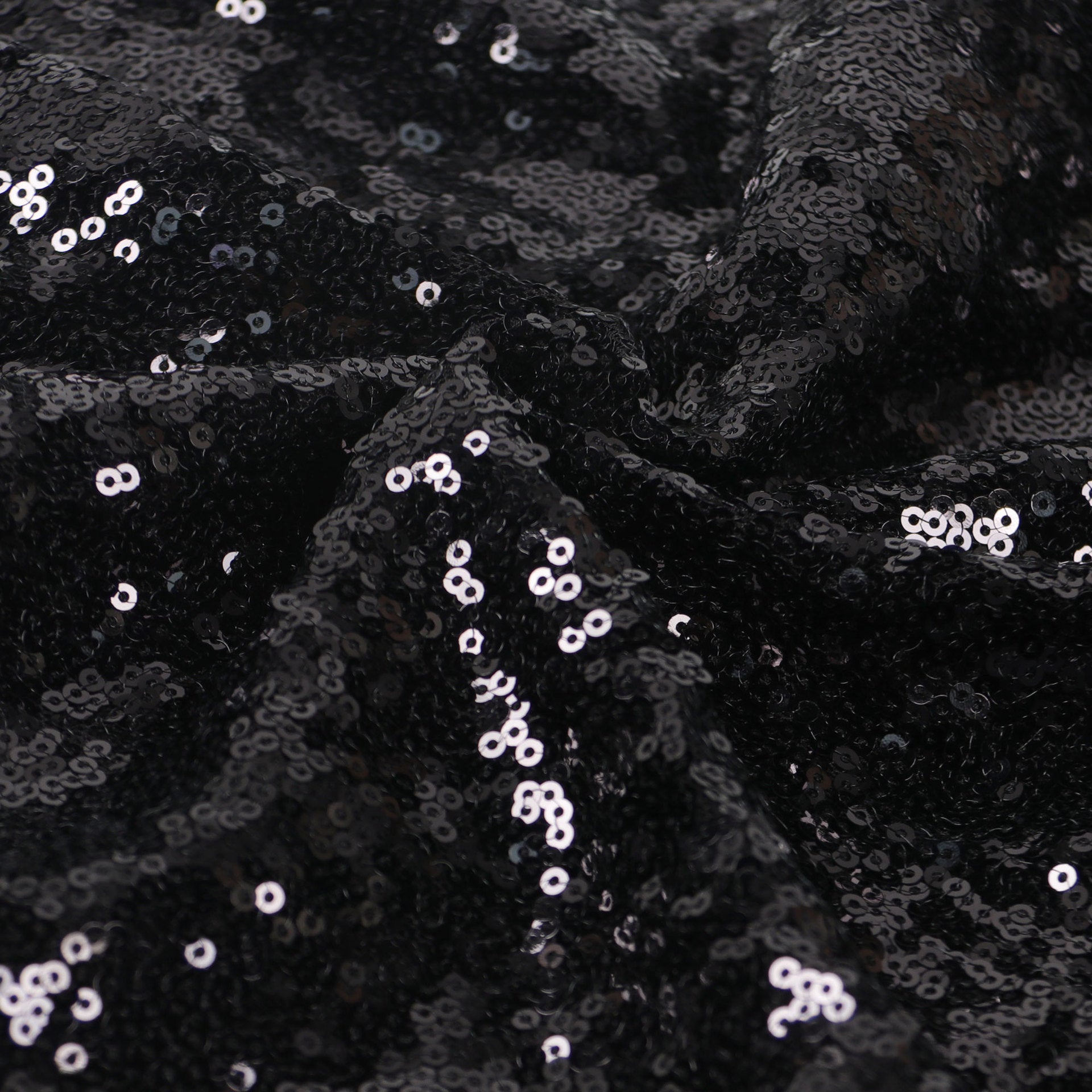 One-Shoulder Long-Sleeved Slim Waist Slit Sequin Dress 17